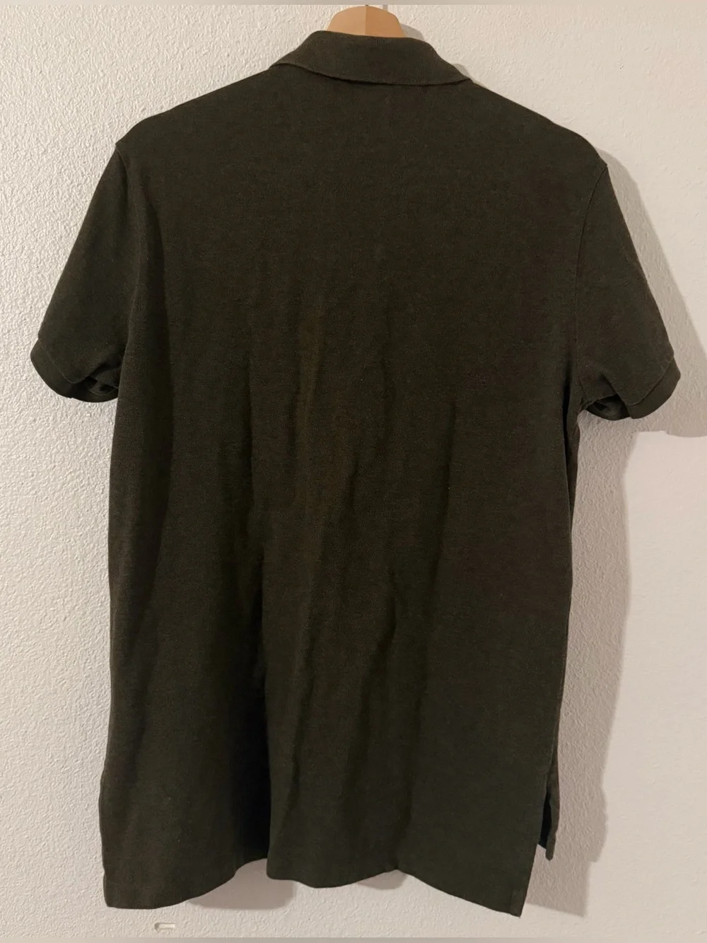 Ralph Lauren Men's 100% Cotton Dark Olive Green Polo Shirt Size Medium